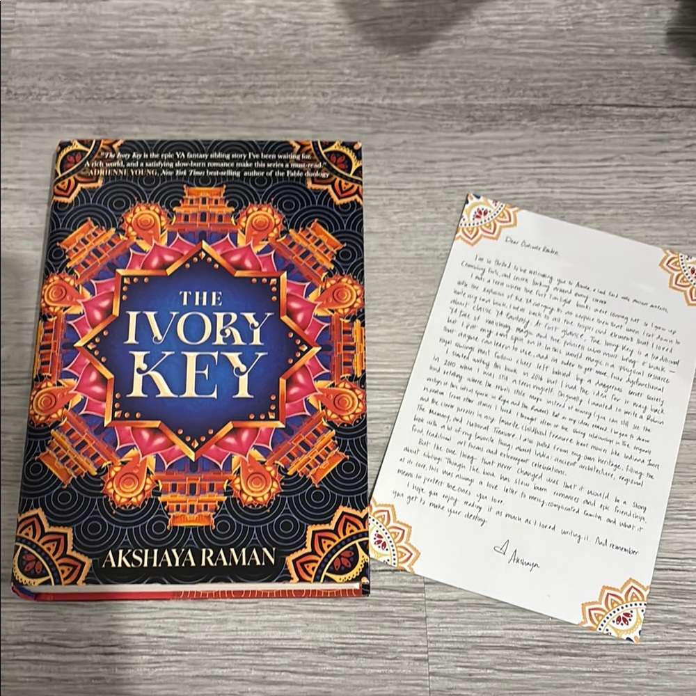 3/20$ OWLCRATE The Ivory Key Book by Akshaya Raman - Picture 10 of 10